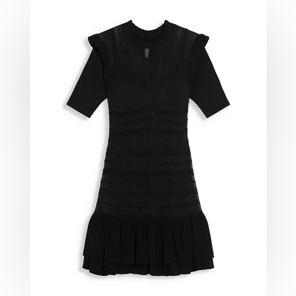 Ted Baker Bettyaa Flippy Hem Knitted Dress - Picture 3 of 5